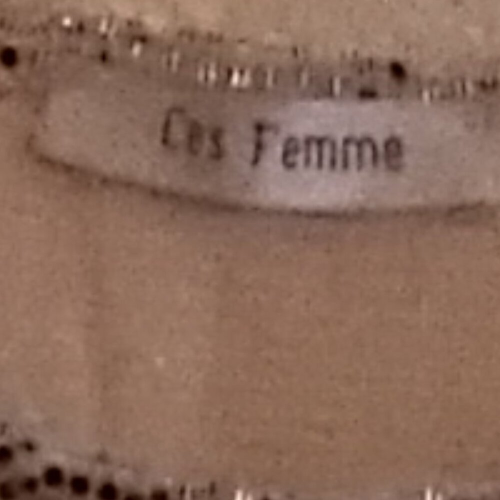 Large NWOT Ces Femme Sequined Blouse